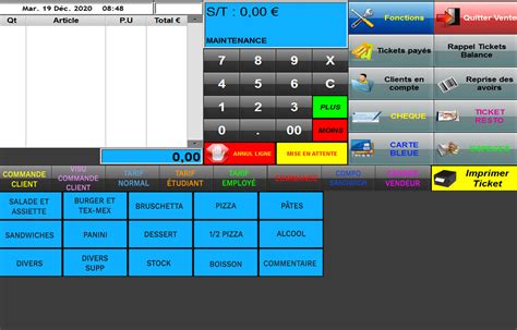 Logiciel de caisse .